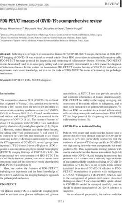 FDG-PET/CT images of COVID-19: a comprehensive review - Global Health & Medicine