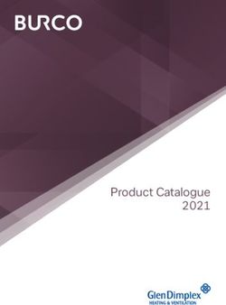 Product Catalogue 2021 - Burco