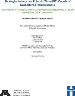 Strategies to Improve Point-In-Time (PIT) Counts of Unsheltered Homelessness