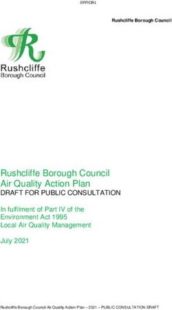 Rushcliffe Borough Council Air Quality Action Plan