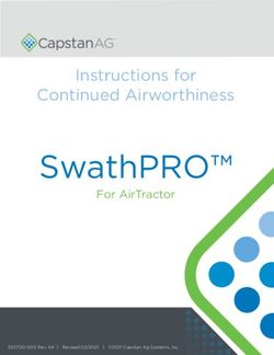 SWATHPRO INSTRUCTIONS FOR CONTINUED AIRWORTHINESS - FOR AIRTRACTOR - CAPSTAN AG