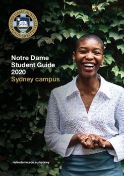 Notre Dame Student Guide 2020 Sydney campus