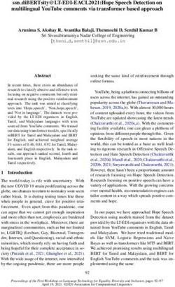 Ssn diBERTsity@LT-EDI-EACL2021:Hope Speech Detection on multilingual YouTube comments via transformer based approach