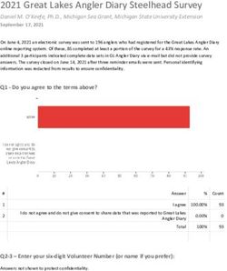 2021 Great Lakes Angler Diary Steelhead Survey - Michigan ...