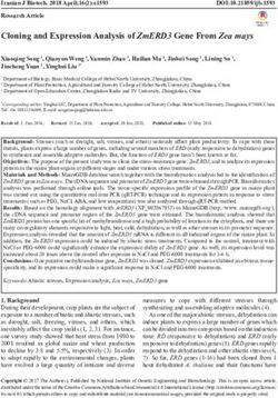 CLONING AND EXPRESSION ANALYSIS OF ZMERD3 GENE FROM ZEA MAYS