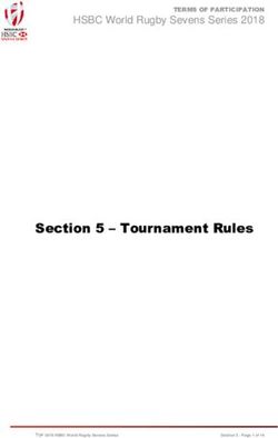 HSBC World Rugby Sevens Series 2018 - Section 5 - Tournament Rules - Amazon AWS