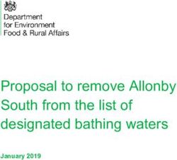 Proposal to remove Allonby South from the list of designated bathing waters - January 2019
