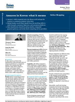 Amazon in Korea: what it means - Amazon's widely expected entry into Korea could reshape the - The page cannot be found