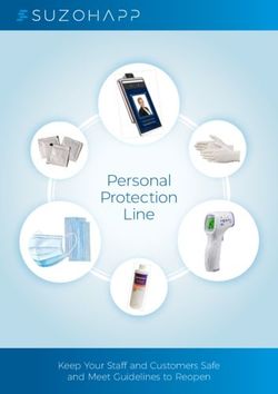 Personal Protection Line - Keep Your Staff and Customers Safe and Meet Guidelines to Reopen - SUZOHAPP OEM