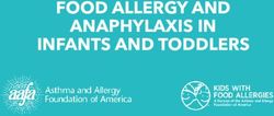 FOOD ALLERGY AND ANAPHYLAXIS IN INFANTS AND TODDLERS