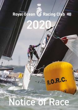 2020 Notice of Race - Royal Ocean Racing Club