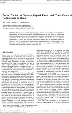 Social Capital at Venture Capital Firms and Their Financial Performance in China