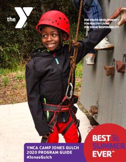 YMCA CAMP JONES GULCH 2020 PROGRAM GUIDE - #JonesGulch - YMCA SF