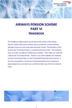 AIRWAYS PENSION SCHEME PART VI - HANDBOOK