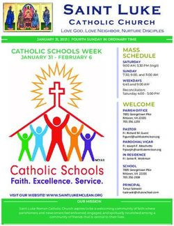 CATHOLIC SCHOOLS WEEK - Parishes Online