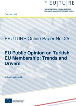EU Public Opinion on Turkish EU Membership: Trends and Drivers - FEUTURE Online Paper No. 25