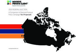 2021 FEDERAL ELECTION - A Comparison of National Political Party Campaign Tax Proposals