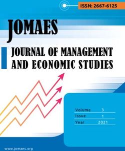 JOURNAL OF MANAGEMENT AND ECONOMIC STUDIES - ISSN: 2667-6125