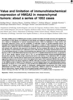 Value and limitation of immunohistochemical expression of HMGA2 in mesenchymal tumors: about a series of 1052 cases - Nature