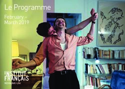 Le Programme February - March 2019 - Institut Francais
