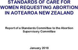 STANDARDS OF CARE FOR WOMEN REQUESTING ABORTION IN AOTEAROA NEW ZEALAND - Report of a Standards Committee to the Abortion Supervisory Committee ...