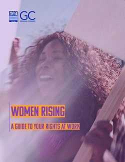 WOMEN RISING A GUIDE TO YOUR RIGHTS AT WORK - NEA EDJUSTICE