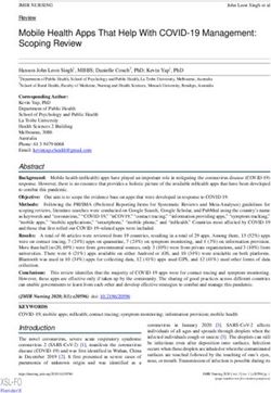 Mobile Health Apps That Help With COVID-19 Management: Scoping Review - XSL FO