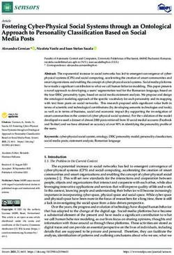 Fostering Cyber-Physical Social Systems through an Ontological Approach to Personality Classification Based on Social Media Posts - MDPI