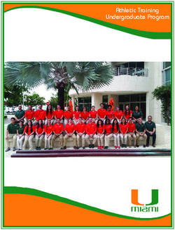 Athletic Training Undergraduate Program