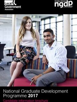 National Graduate Development Programme 2017 - Local Government Association
