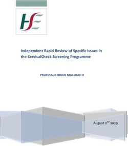Independent Rapid Review of Specific Issues in the CervicalCheck Screening Programme - PROFESSOR BRIAN MACCRAITH - HSE