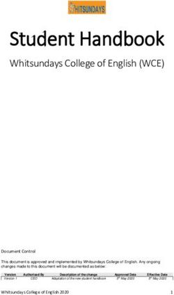 Student Handbook Whitsundays College of English (WCE)