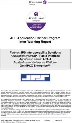 ALE Application Partner Program Inter-Working Report