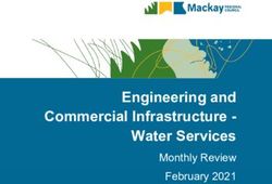 Engineering and Commercial Infrastructure - Water Services - Monthly Review February 2021