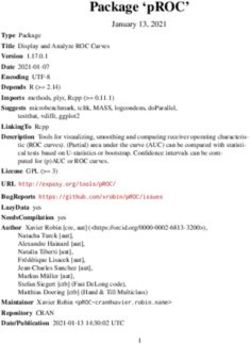 Package 'pROC' January 13, 2021