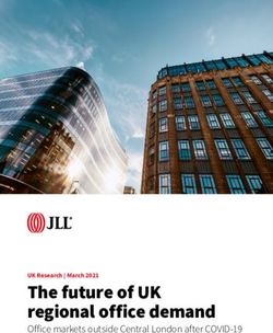 The future of UK regional office demand - Office markets outside Central London after COVID-19 - JLL