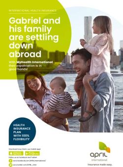 Gabriel and his family are settling down abroad - APRIL ...