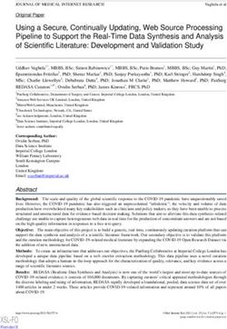 Using a Secure, Continually Updating, Web Source Processing Pipeline to Support the Real-Time Data Synthesis and Analysis of Scientific ...
