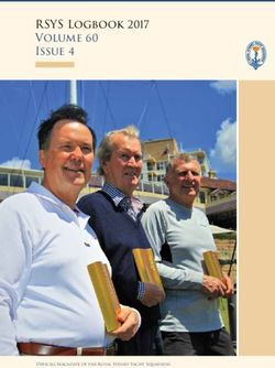 RSYS Logbook 2017 Volume 60 Issue 4 - Official Magazine of the Royal Sydney Yacht Squadron - Royal Sydney Yacht ...