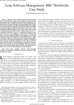 Lean Software Management: BBC Worldwide Case Study