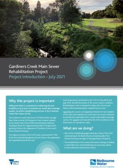 Gardiners Creek Main Sewer Rehabilitation Project Project Introduction - July 2021