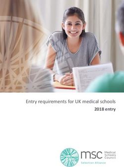 Entry requirements for UK medical schools - 2018 entry - Medical Schools Council