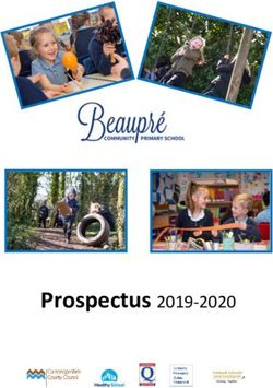 Prospectus 2019-2020 - Beaupre Community Primary School