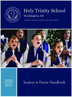 Holy Trinity School Washington, DC A Catholic Elementary School in the Jesuit tradition