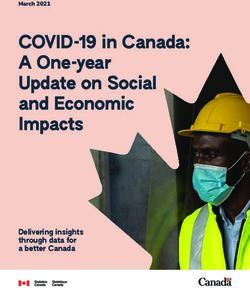 COVID-19 in Canada: A One-year Update on Social and Economic Impacts - Delivering insights through data for a better Canada