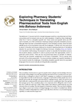 Exploring Pharmacy Students' Techniques in Translating Pharmaceutical Texts from English into Bahasa Indonesia