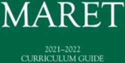 CURRICULUM GUIDE 2021-2022