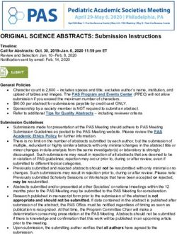 ORIGINAL SCIENCE ABSTRACTS: Submission Instructions