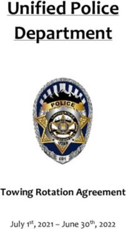 Unified Police Department - Towing Rotation Agreement July 1st, 2021 - June 30th, 2022 - Unified Police ...