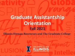 Graduate Assistantship Orientation - Fall 2021 Illinois Human Resources and The Graduate College
